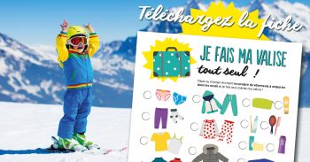 Valise vacances d'hiver