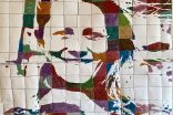 portrait Sam Davies à la Chuck Close
