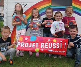 vente de fleurs pour financer un voyage scolaire